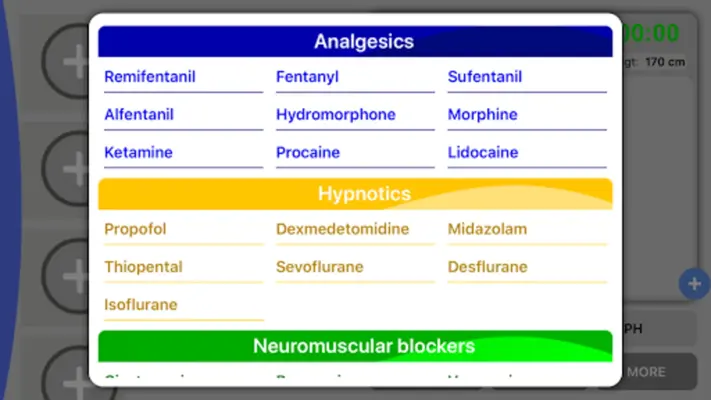 iTIVA plus Anesthesia android App screenshot 7